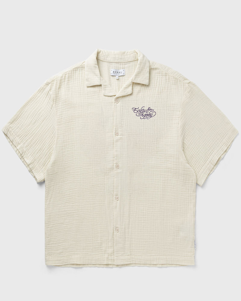 Edwin Melt The Chaos Shirt SS beige