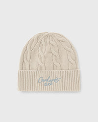 Carhartt WIP Signature Cable Beanie beige