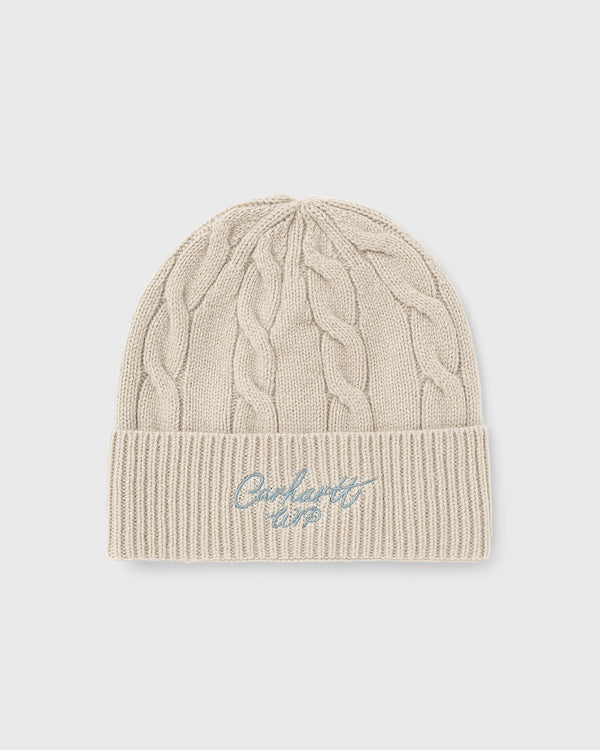Carhartt WIP Signature Cable Beanie beige