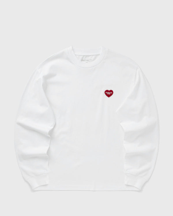 Carhartt WIP WMNS L/S Heart Patch Tee white