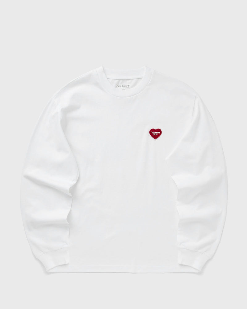 Carhartt WIP WMNS L/S Heart Patch Tee white