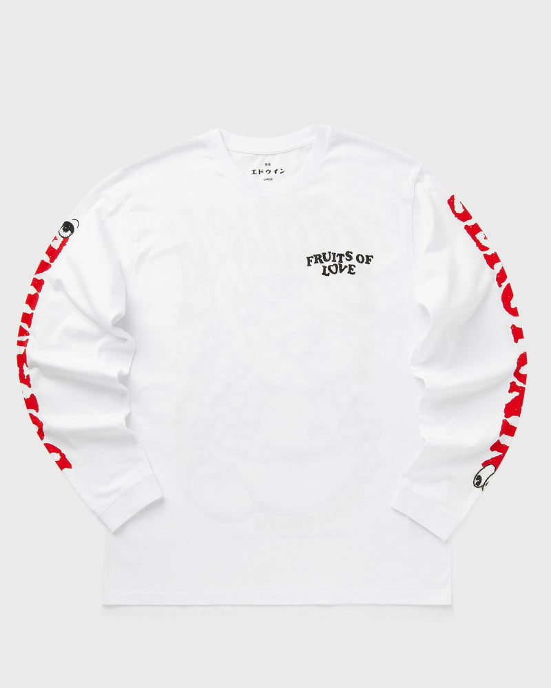 Edwin Fruits Of Love TS LS white