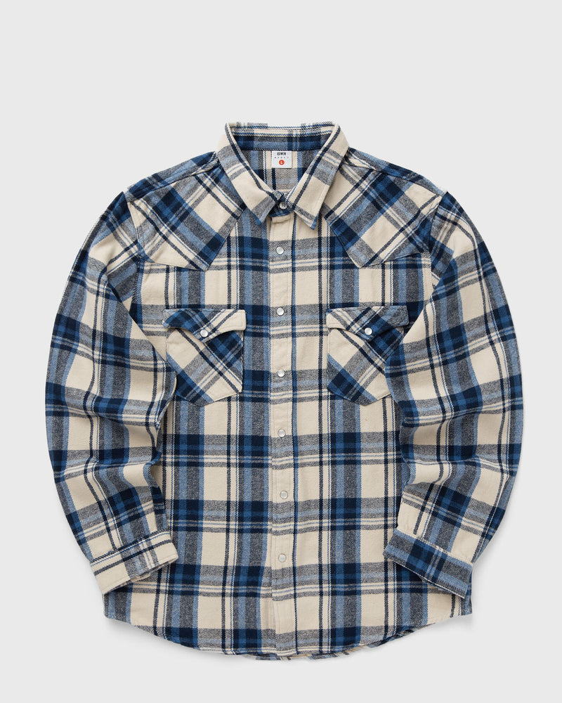 Edwin Western Shirt LS blue