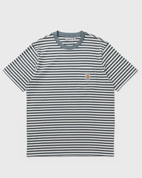 Carhartt WIP S/S Ezra Pocket Tee Blue