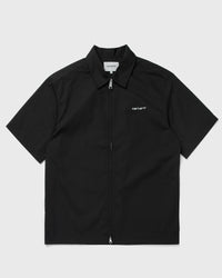 Carhartt WIP S/S Postal Zip Shirt Black