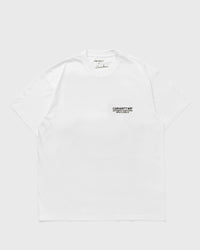 Carhartt WIP S/S Sean Hamilton 03 Tee White