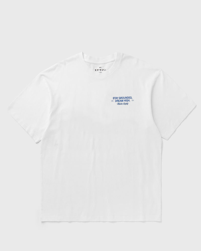 Edwin Laid-Back League Tee White