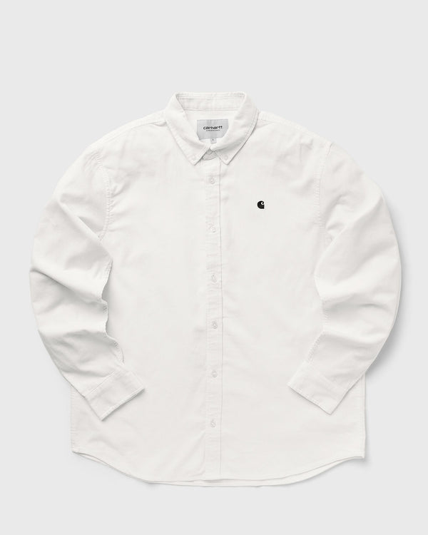 Carhartt WIP Madison Fine Cord Shirt white