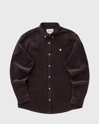 Carhartt WIP L/S Madison Fine Cord Shirt Grey