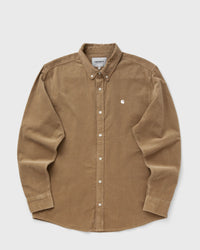 Carhartt WIP L/S Madison Fine Cord Shirt Brown
