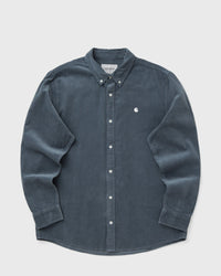 Carhartt WIP L/S Madison Fine Cord Shirt Blue