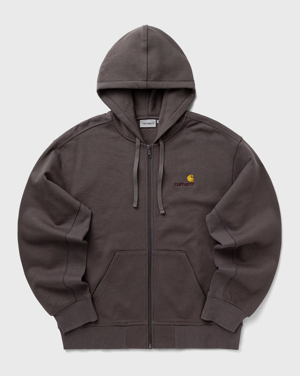 Carhartt WIP Hooded American Script Jacket brown
