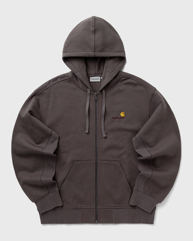 Carhartt WIP Hooded American Script Jacket brown