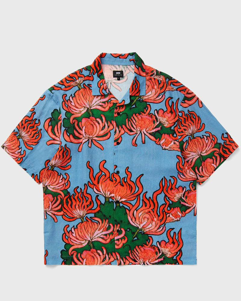 Edwin Kiku Shirt SS blue