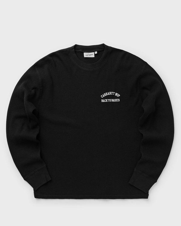 Carhartt WIP L/S Basics Script Tee black