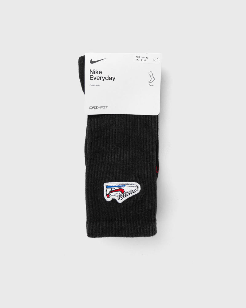 Nike EVERYDAY CUSHIONED CREW CORTZ PTCH 144 black