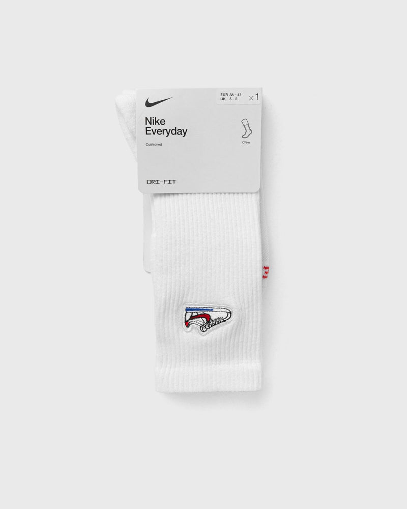 Nike EVERYDAY CUSHIONED CREW CORTZ PTCH 144 white