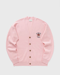 Drôle De Monsieur Slogan Rose Cardigan pink