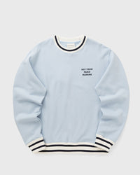 Drôle de Monsieur Slogan Sport Sweatshirt Blue