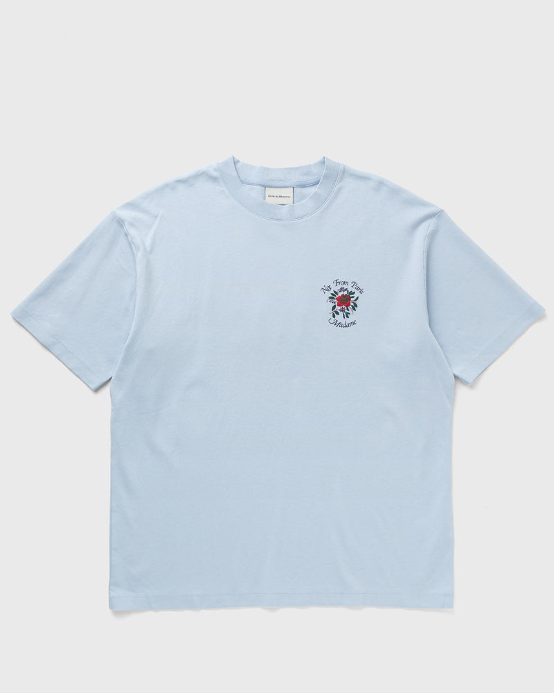 Drôle De Monsieur Slogan Rose Tee blue