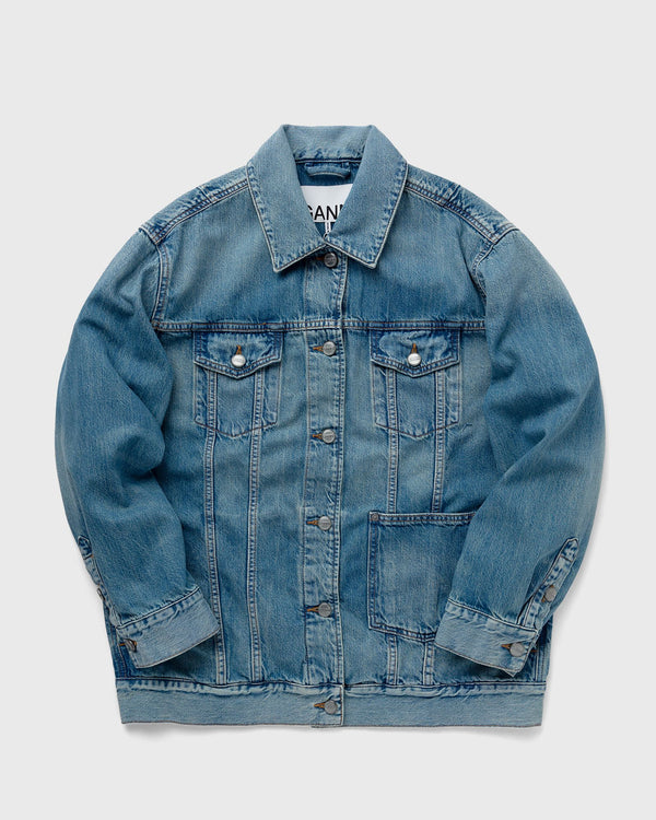 Ganni Tint Denim Oversized Jacket