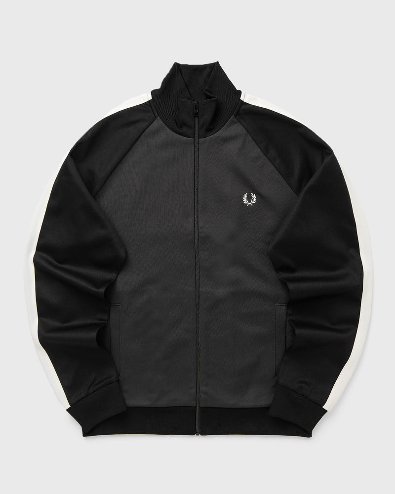 Fred Perry Contrast Sleeve Track Jacket Grey