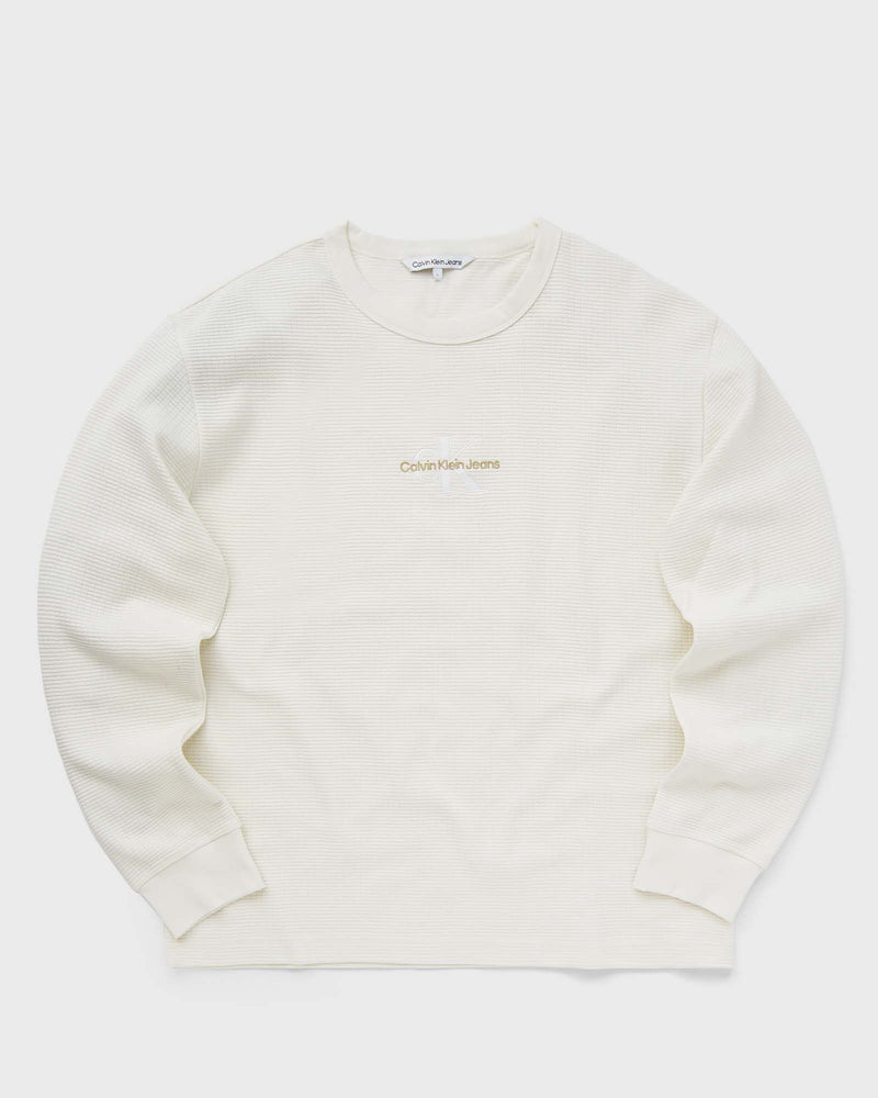 Calvin Klein Jeans CITY GRID LS TEE white
