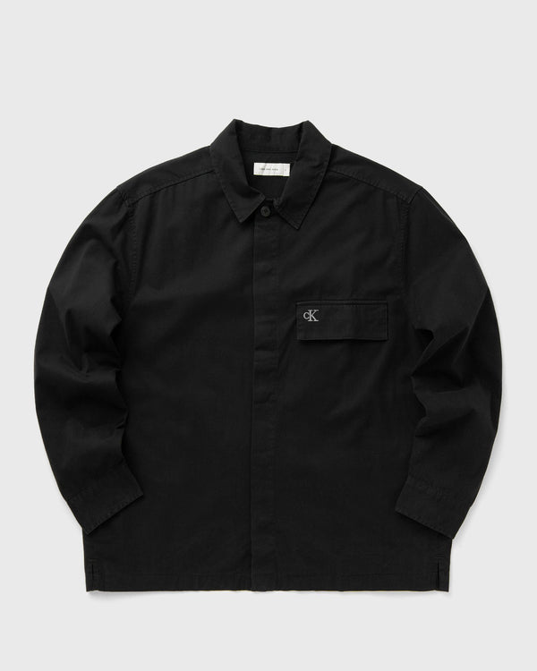 Calvin Klein Jeans CLEAN COTTON OVERSHIRT black