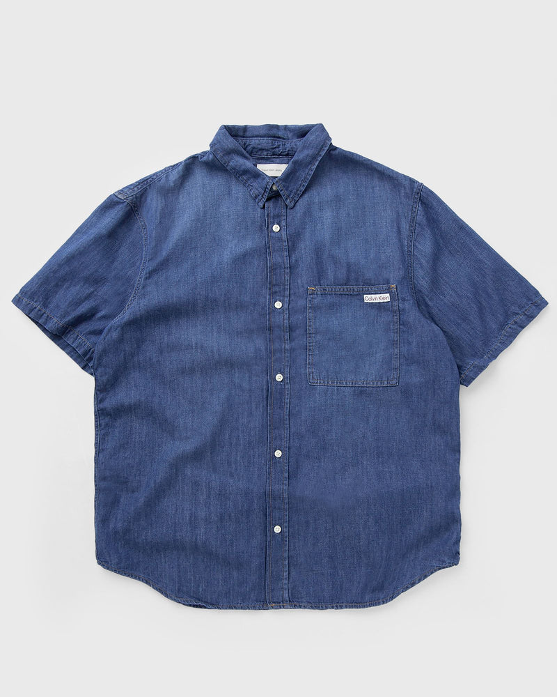 Calvin Klein Jeans REGULAR SS DENIM SHIRT blue