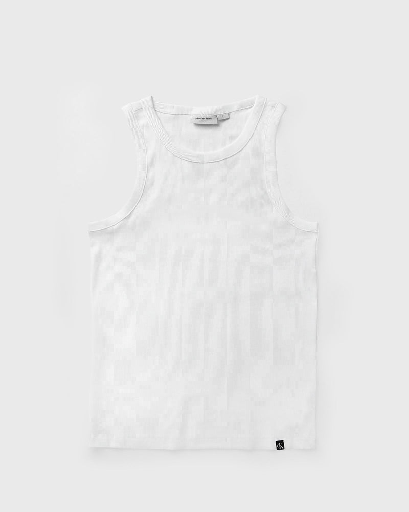 Calvin Klein Jeans RIB TANK white