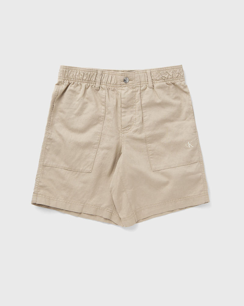 Calvin Klein Jeans LINEN SHORT beige