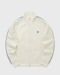 Fred Perry Contrast Tape Track Jacket White