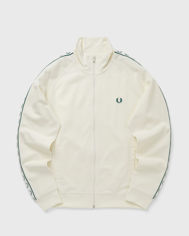 Fred Perry Contrast Tape Track Jacket White