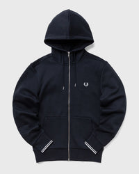 Fred Perry Hooded ZIP Through Sweatshirt blue