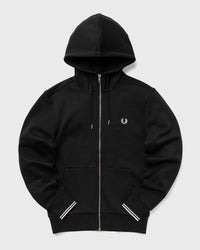 Fred Perry Hooded ZIP Through Sweatshirt black