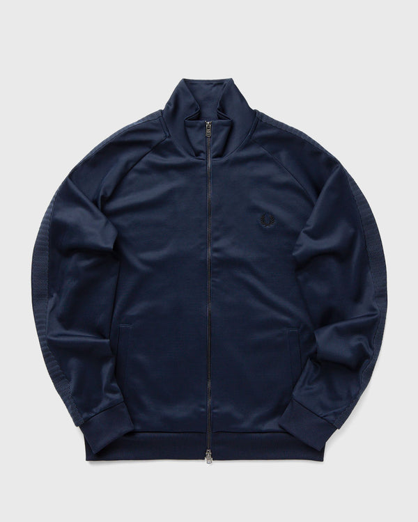 Fred Perry TAPE DETAIL TRACK JACKET blue