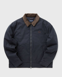 Fred Perry Cotton Caban Jacket blue