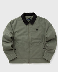Fred Perry Cotton Caban Jacket green