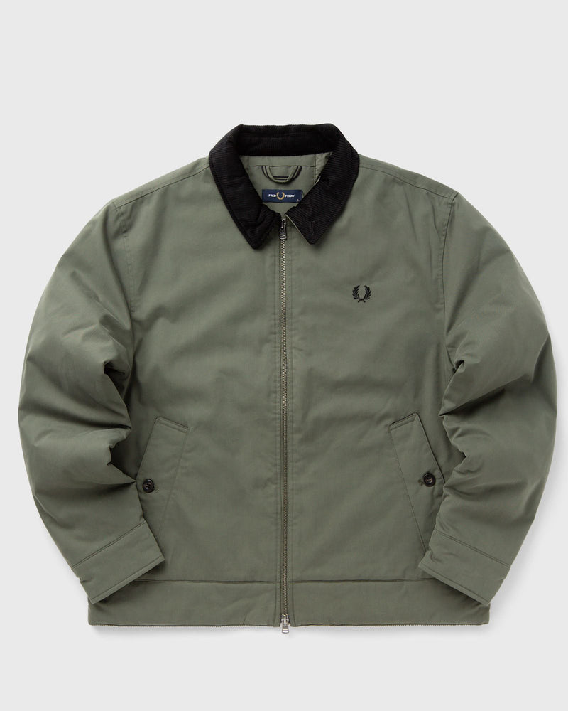 Fred Perry COTTON CABAN JACKET green