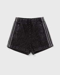 Adidas Womens Firebird Adicolor Denim Shorts Blue