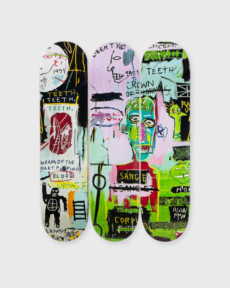 The Skateroom Jean-m. Basquiat In Italian Decks 3-pack multi