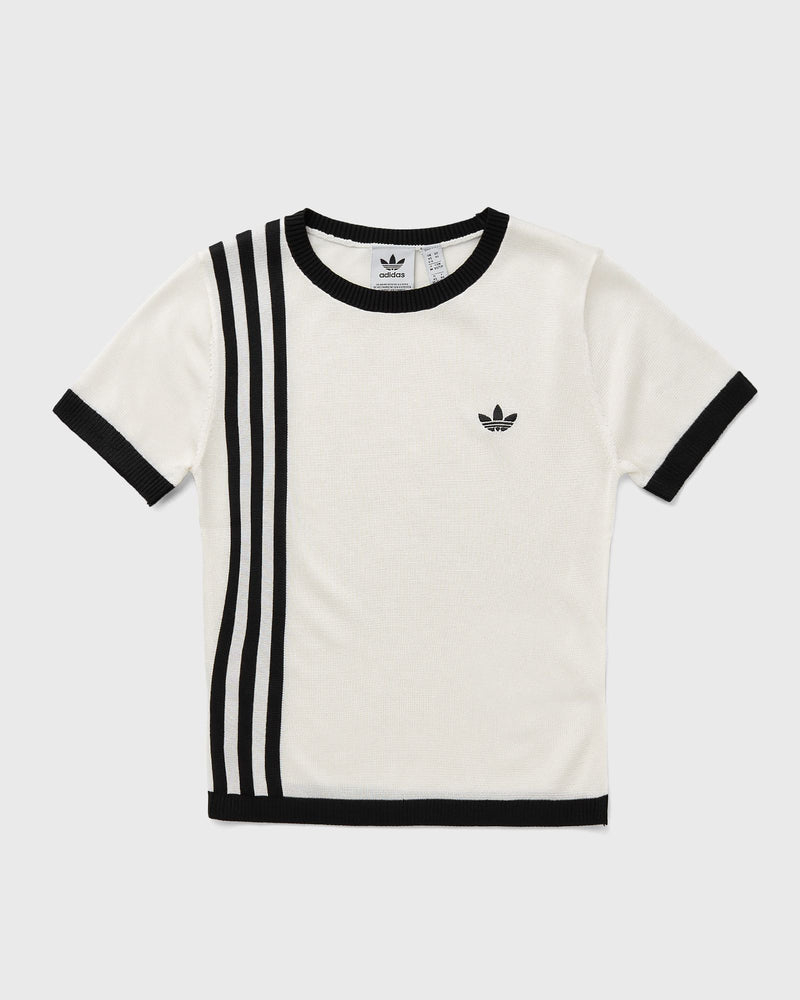 Adidas WMNS KNITTED 3S TEE white