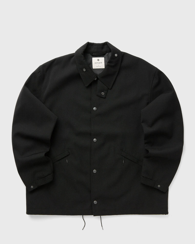 Snow Peak Hybrid Wool Coach Jacket black