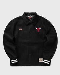 Mitchell & Ness NBA Oversweep Varsity Coaches Jacket Chicago Bulls black