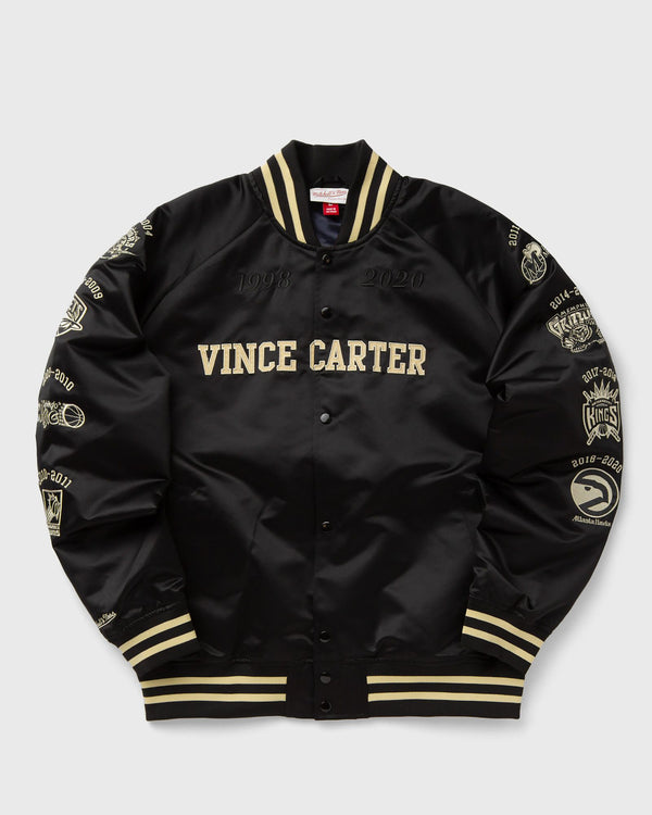 Mitchell & Ness NBA 2024 HOF LW SATIN JACKET MULTI VINCE CARTER black