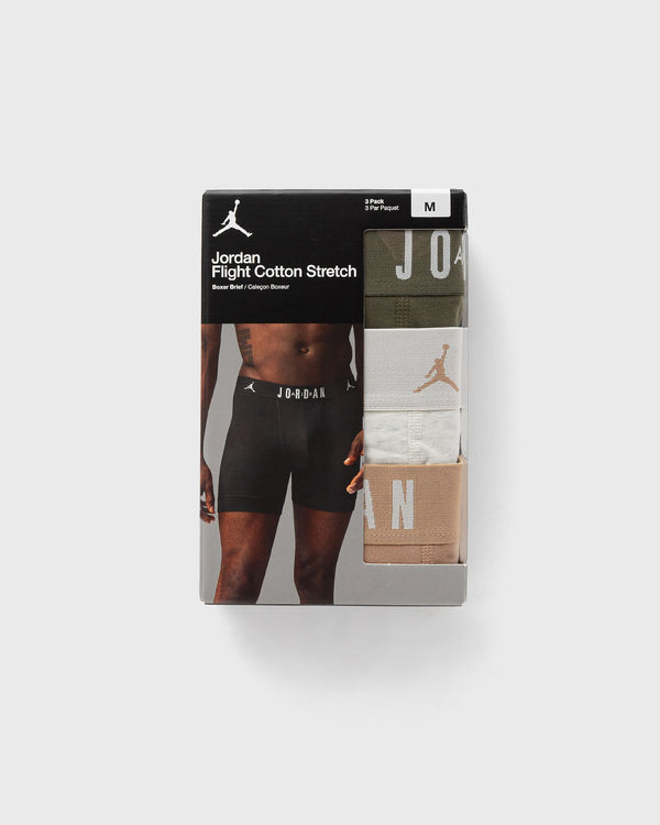 Jordan FLIGHT COTTON STRETCH 3PK BOXER/BRIEF green