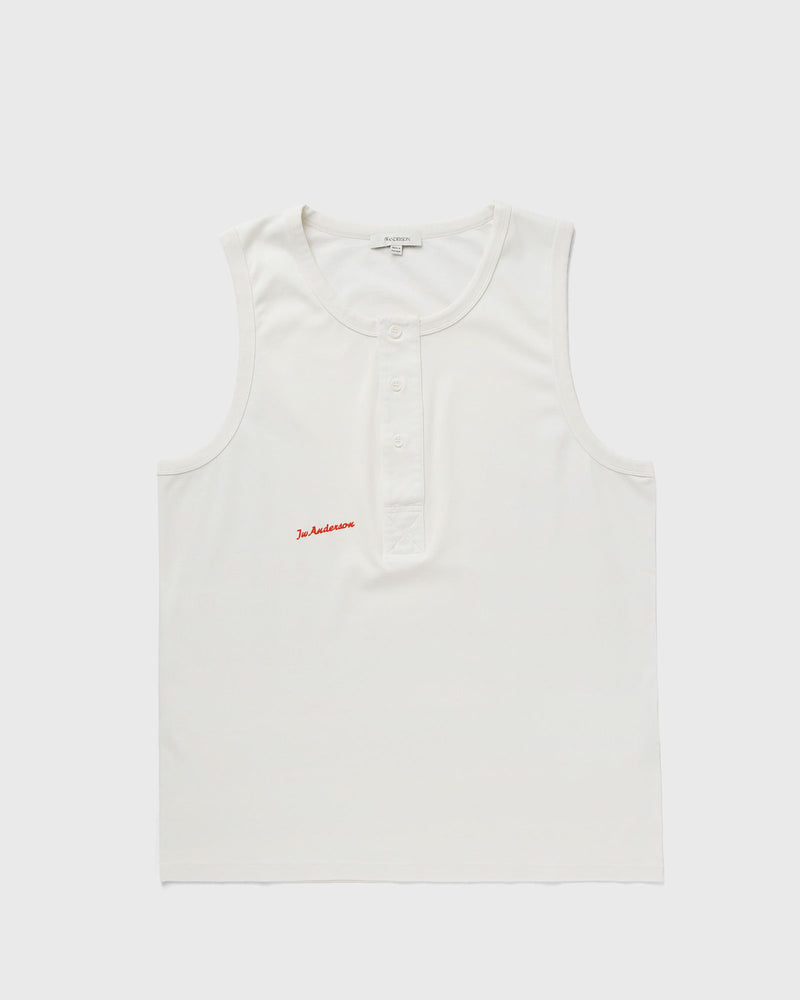 JW Anderson HENLEY VEST white