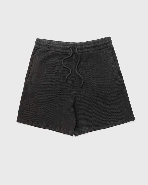 JW Anderson GARMENT DYE WAFFLE SHORTS black