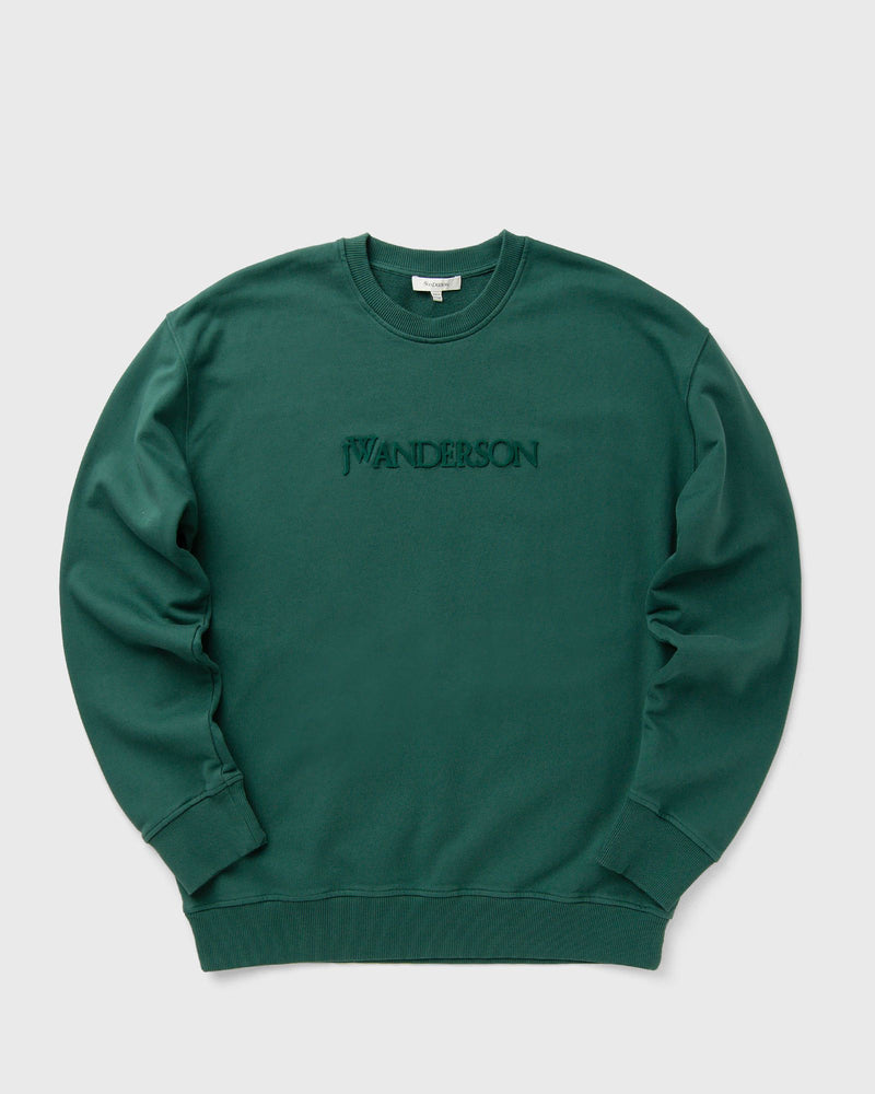 JW Anderson LOGO EMBROIDERY SWEATSHIRT green