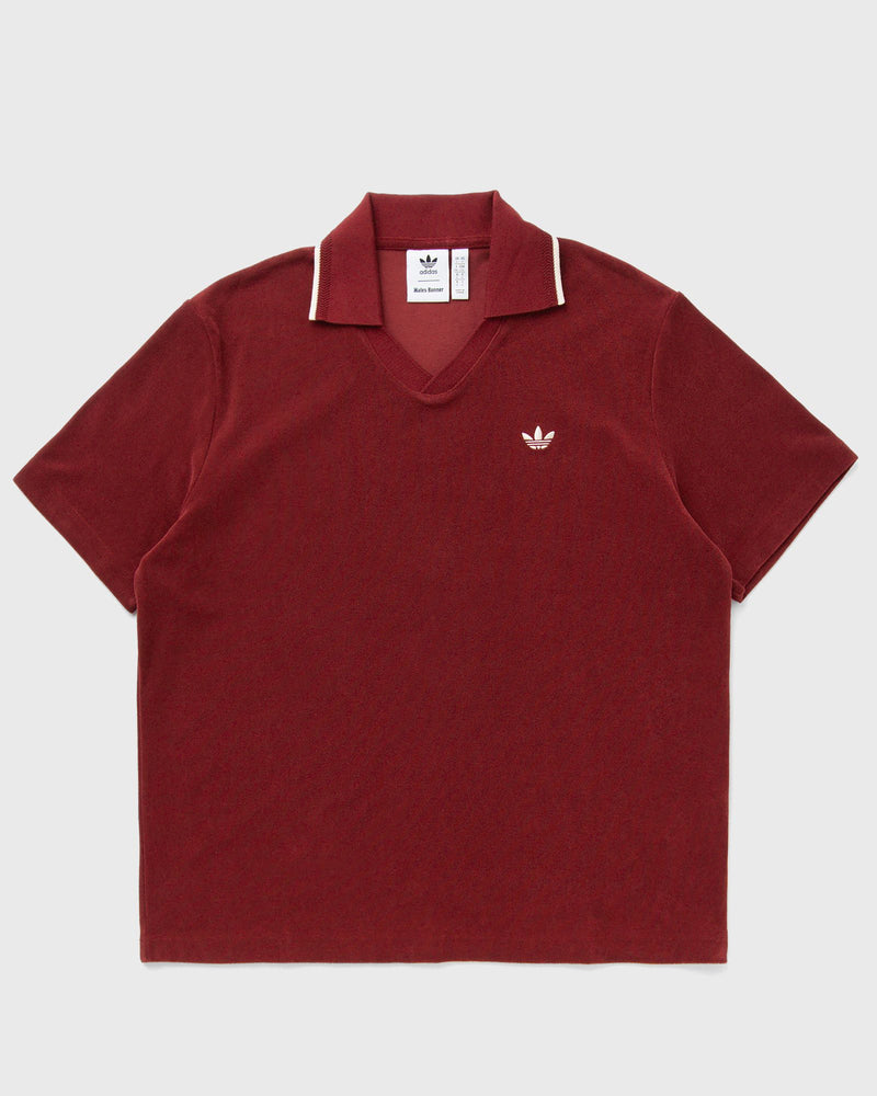 Adidas X WALES BONNER TERRY POLO red